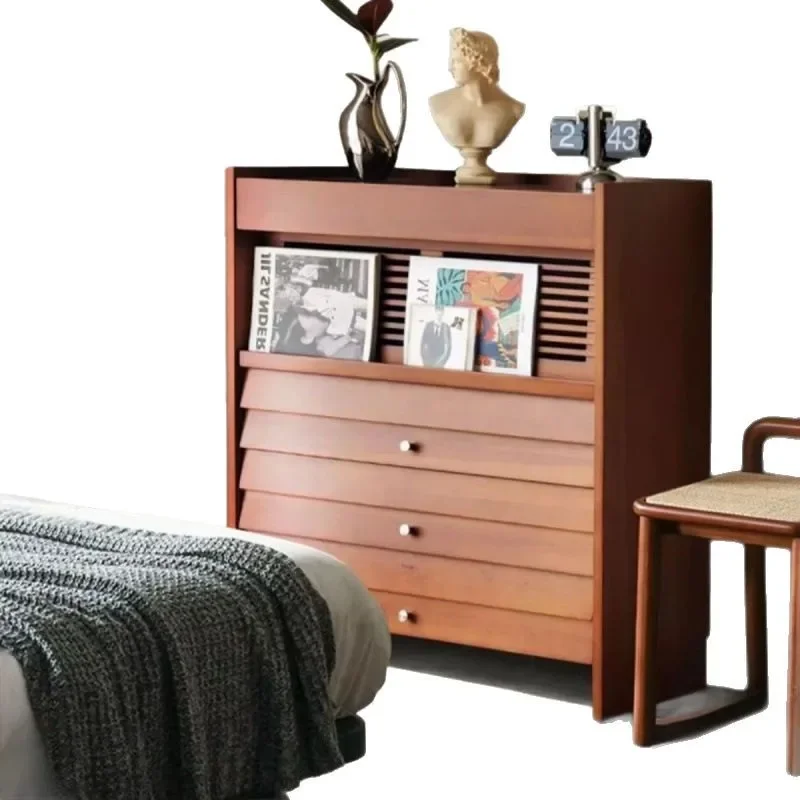 

wood chest of drawers, living room home porch locker bedroom retro dressing