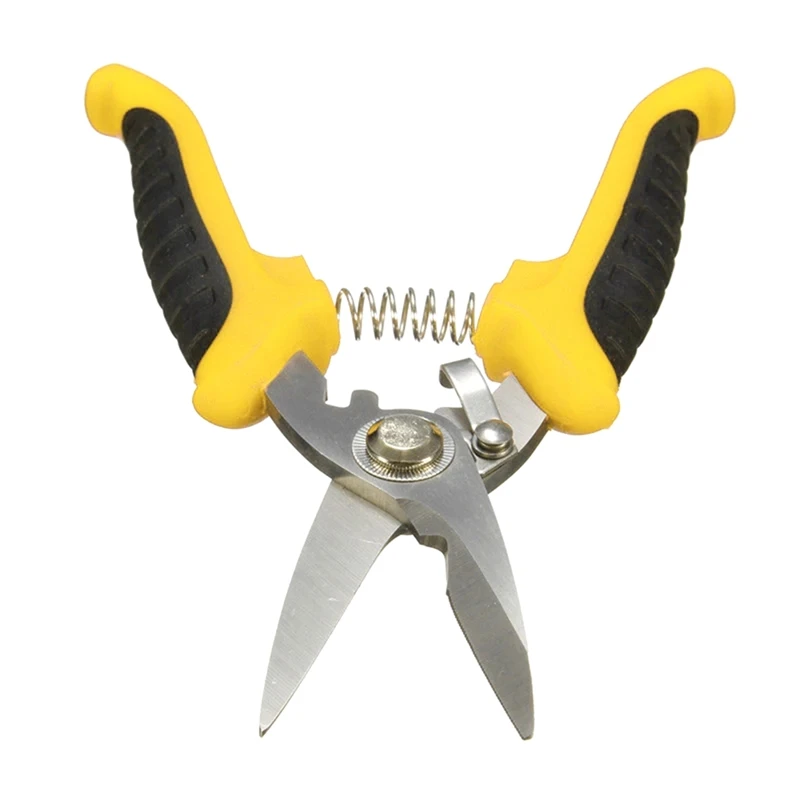 Stainless Steel Electrician Scissors Multifunction Manually Shears Groove Cutting Wire And Thin Steel Plate