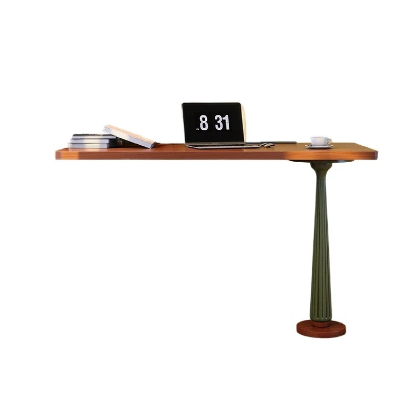 

Стол из цельного дерева, маленькая квартира, спальня, французский угловой стол в стиле ретро, книжный шкаф, встроенный антикварный угловой компьютерный стол