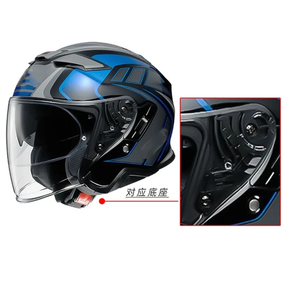 J-cruise aksesuarları SHOEI J Force 4,CJ-2 j-cruise 2 kask Visor dişli taban plakası için Pivot kiti