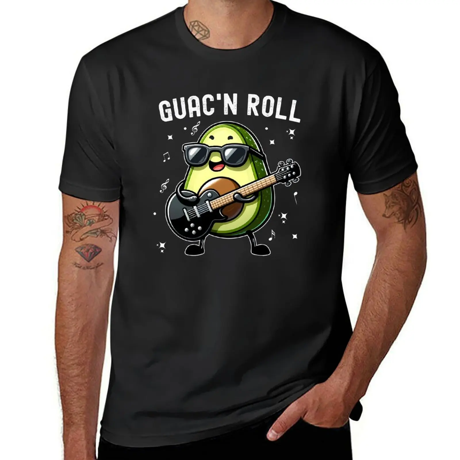 Guac And Roll - Funny Rock And Avocado Cinco De Mayo T-Shirt sweat for a boy plain black t shirts men