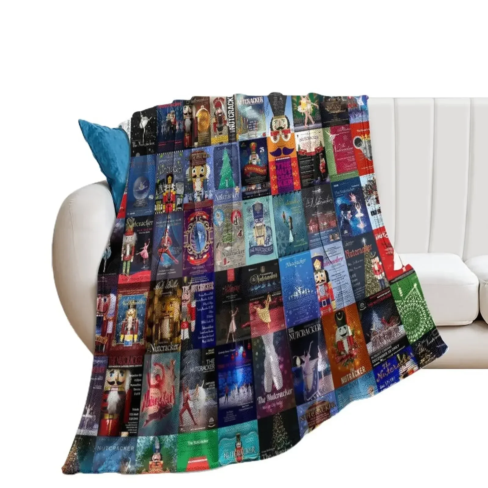 Nutcracker Ballet Throw Blanket Softest Sofas Soft Plaid Blankets