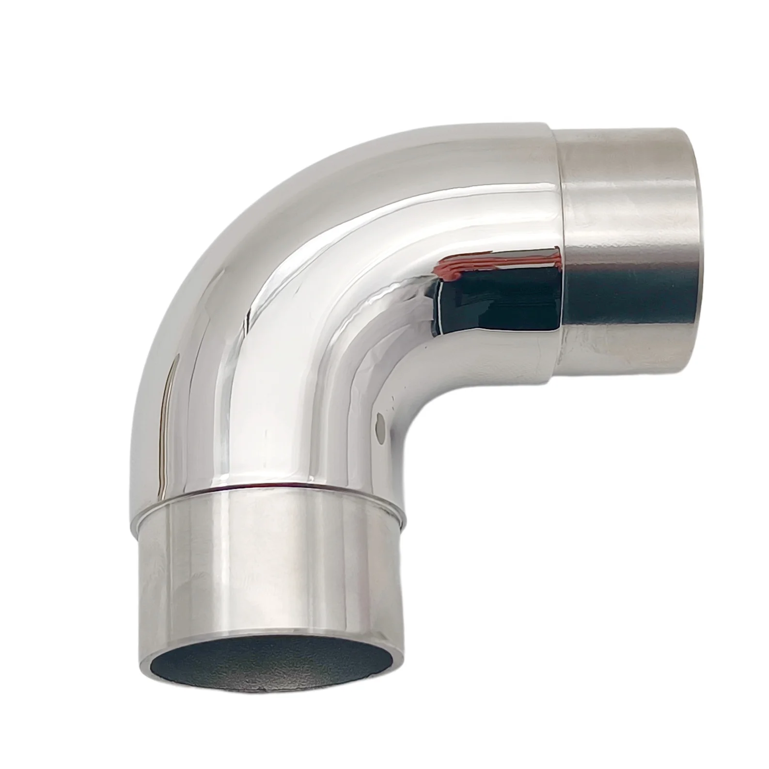 Conector de Pasamanos Metálico, Accesorios de Acero Inoxidable para Barandillas de Escaleras, Unión de Tubos, Codo para Barandilla