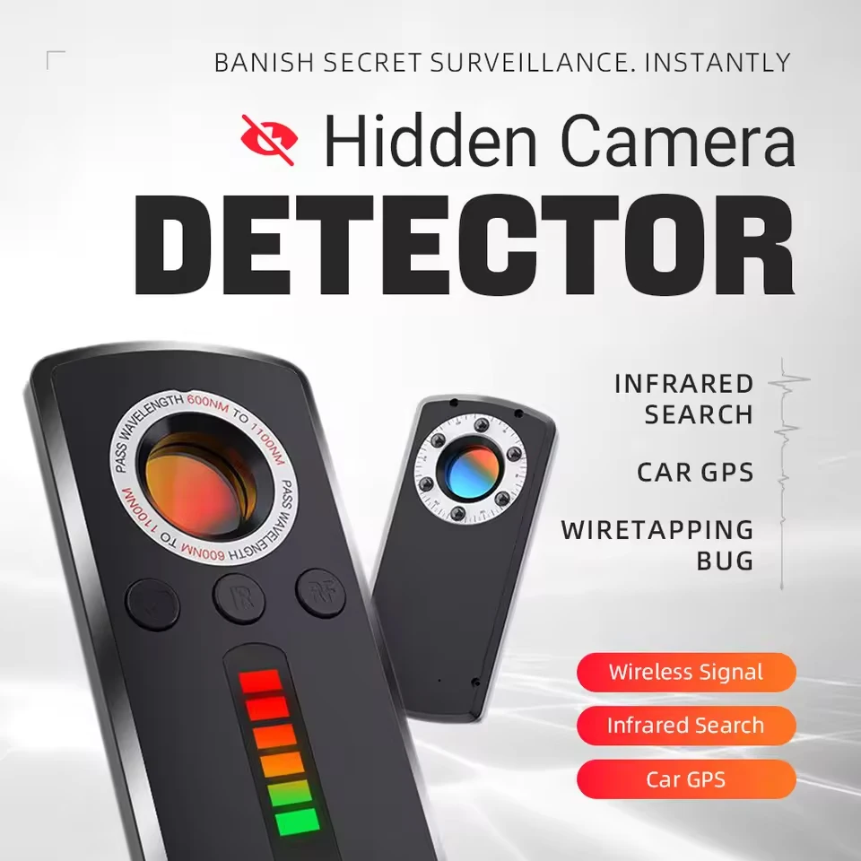 

Hidden Camera Detector Anti Spy Gadget Anti-Spy RF Detector Car GPS Camera Finder for Privacy Protection Wireless Signal Mini