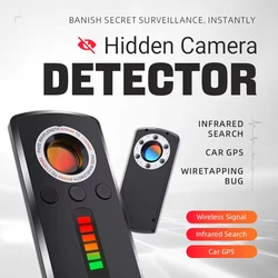 Hidden Camera Detector Anti Spy Gadget Professional Hunter Wireless Signal Car GPS Infrared Search Wiretapping Bug Mini Devices