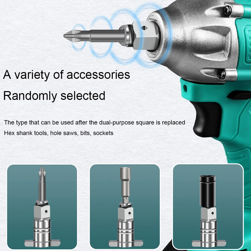 1PC 18V Electric Brushless Impact Wrench Shaft Accessories Single/Dual Use Cordless Wrench Part Power Tool Shaft-Accessories