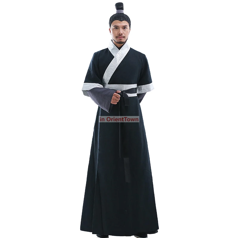 

Hanfu male Robe TV Film Cosplay Costume Ancient Martial Arts Performance Suits Kung Fu WuShu Traditional Clothing