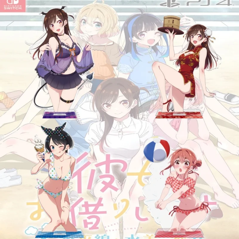 

Rent-A-Girlfriend ANIME 15CM Acrylic Stand figure Stand Plate Cosplay Prop Decor Cartoons present Friend Festivals keychain
