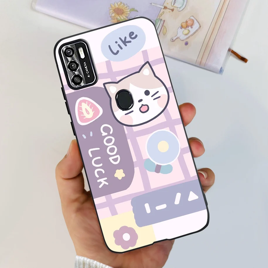 For ZTE Blade A7s 2020 Case A7020 Phone Back Cover Popular Flower Marble Painted Soft Cases For ZTE Blade L210 Optus X Pro Funda