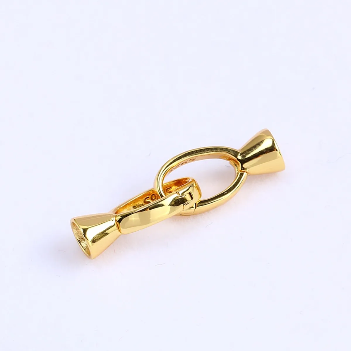 S925 Sterling Silver Simple Smooth Surface Toggle Clasp Necklace Bracelet Connector DIY Jewelry Making Supplies For Gift