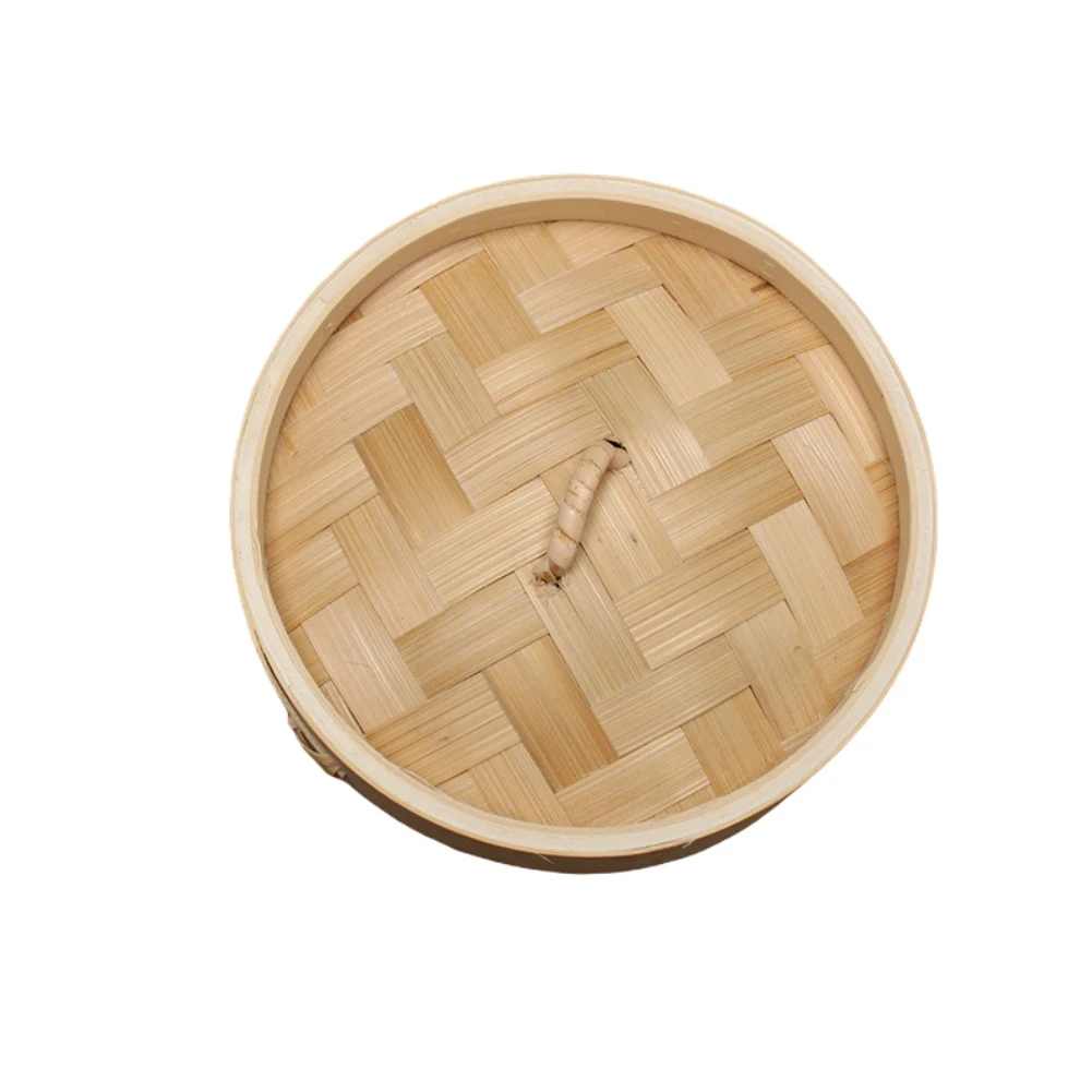 Handmade Bamboo Steamer Shape Soap Box Natural Bamboo Soap Holder Storage Soap Rack Soap Dish Drain Soap Holder