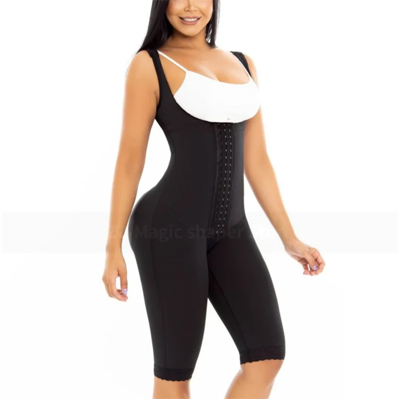 Shapewear Bodysuit for Women Tummy Control Full Body Shaper Triple Closure Liposculpture Girdle Waist Trainer Underwear Fajas