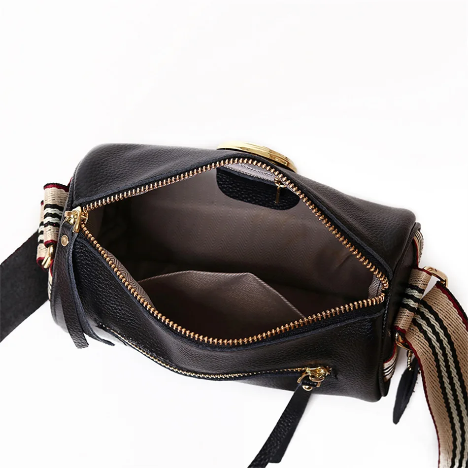 waterproof bag Genuine leather bag, minimalist women's bag, large capacity shoulder bag, crossbody bag, cowhide soft leather bag