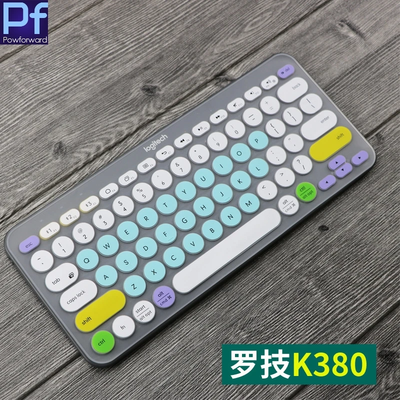 Ultra Thin Silicone Laptop Keyboard Cover Skin Protector for Logitech K380 Keyboard