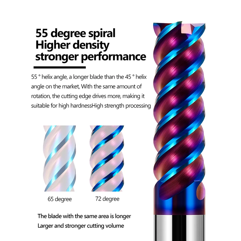 HRC72 CNC Carbide End Mill Tun - Diy Cnc Router Electronics recensione e prezzo