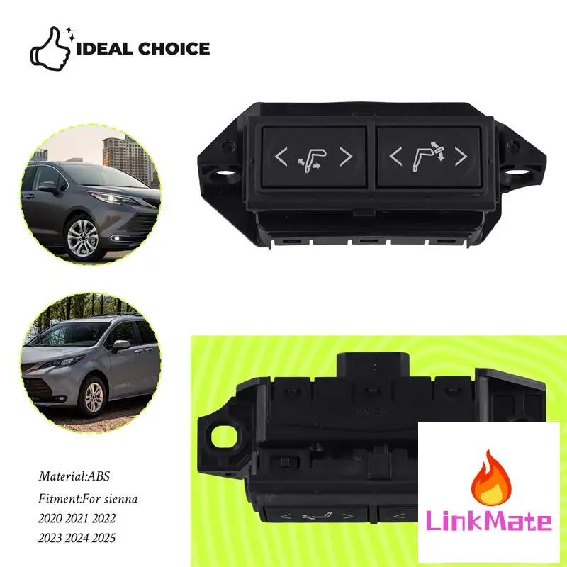 

Car Second Row Seat Switch Seat Adjustment Switch Middle Row Seat Button For Toyota Sienna 2020-2025