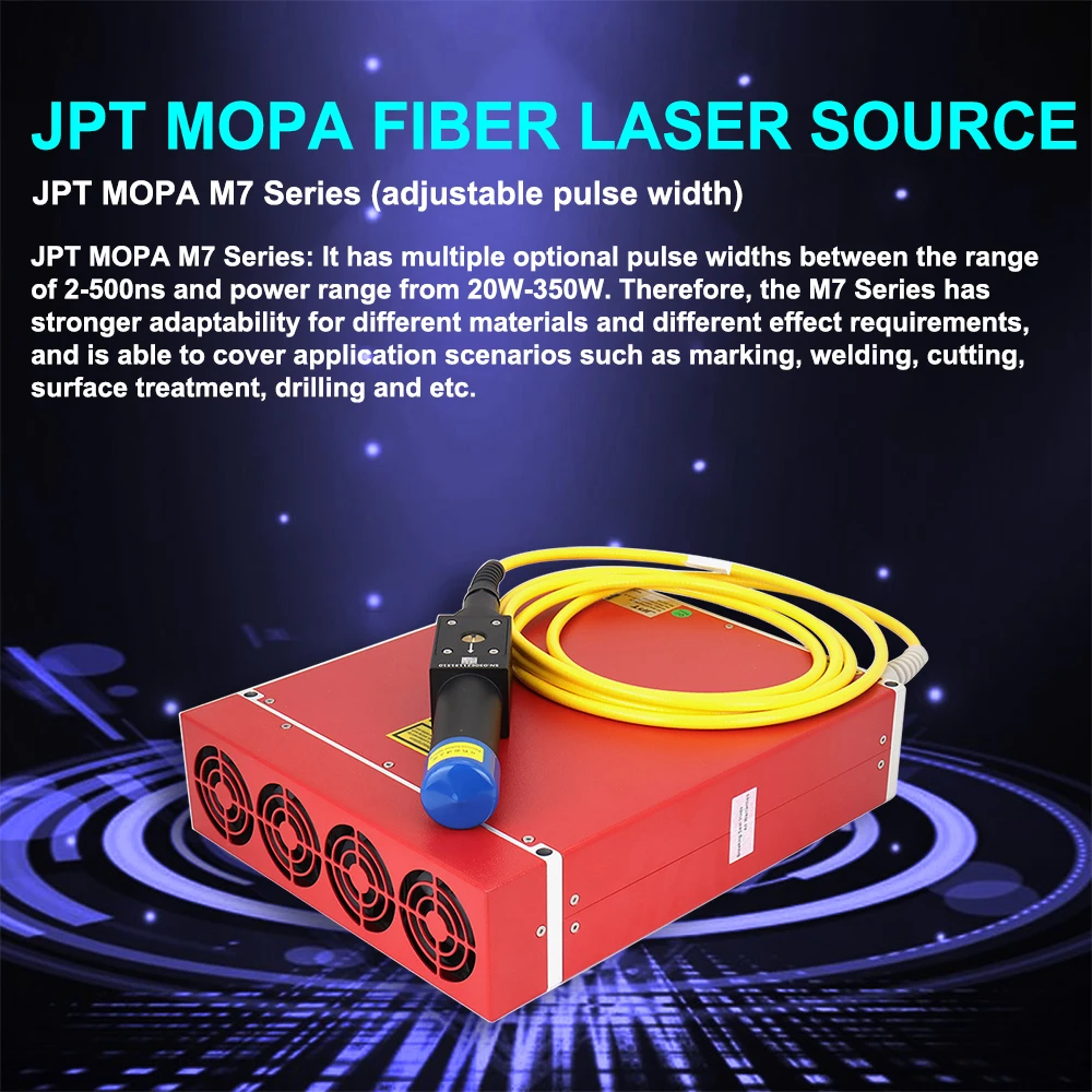 Hunst Fiber Laser Marking Machine JPT MOPA M7 20W/30W/60W/80W/100W Engraving Machine for Jewelry Steel Ring Metal Laser Cutting