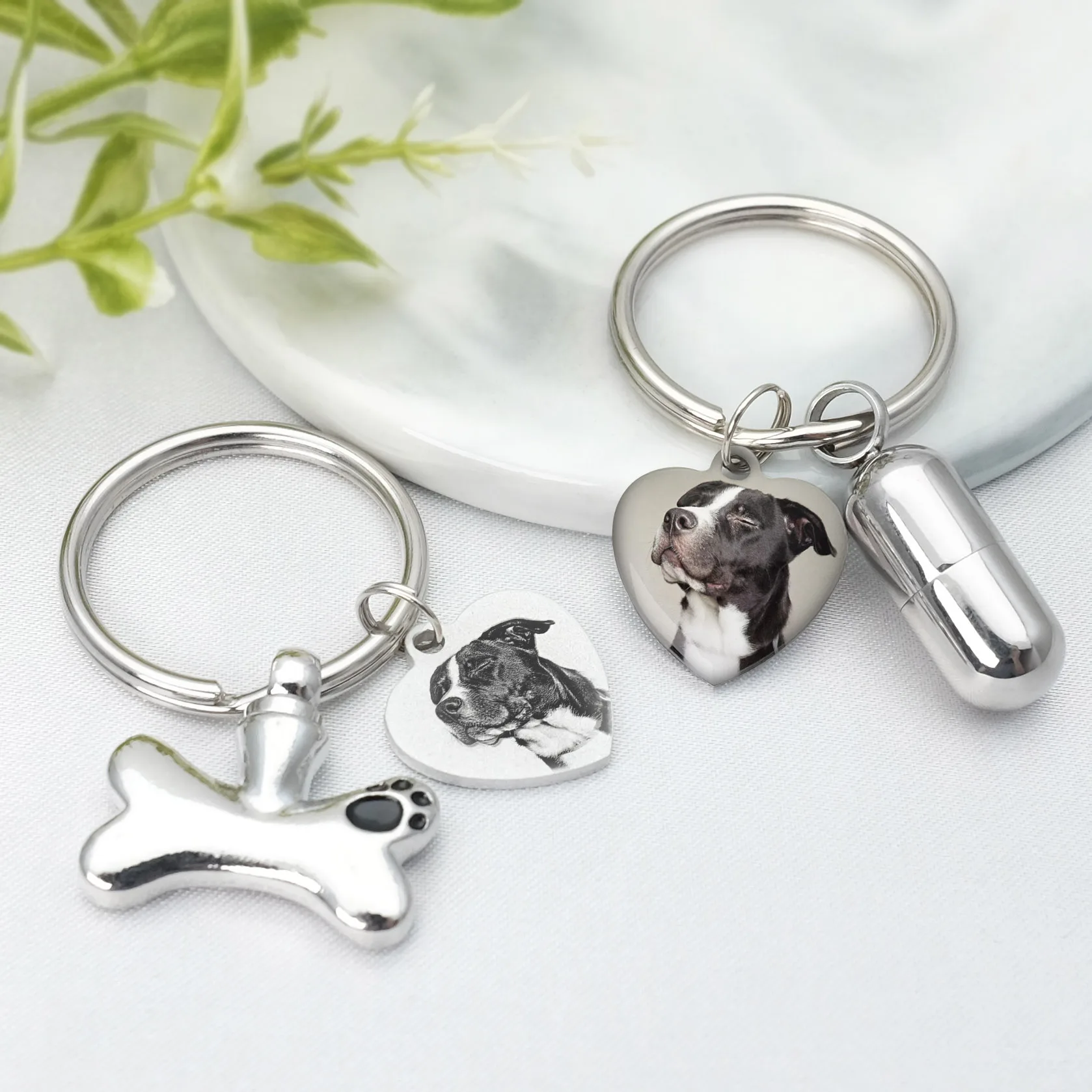 

Personalized Pet Urn Keychain Dog Urn Key Chain Pet Memorial Cat Cylinder Cremation Urn Keyring Pet Photo Keepsake Ashes Jewelry