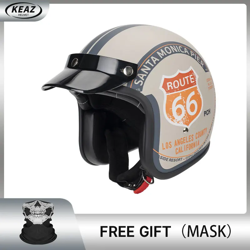 

Маленький шлем в японском стиле с узором в стиле ретро, шлем 3/4, ретро мотоциклетный шлем для взрослых, повседневный шлем для мотоцикла