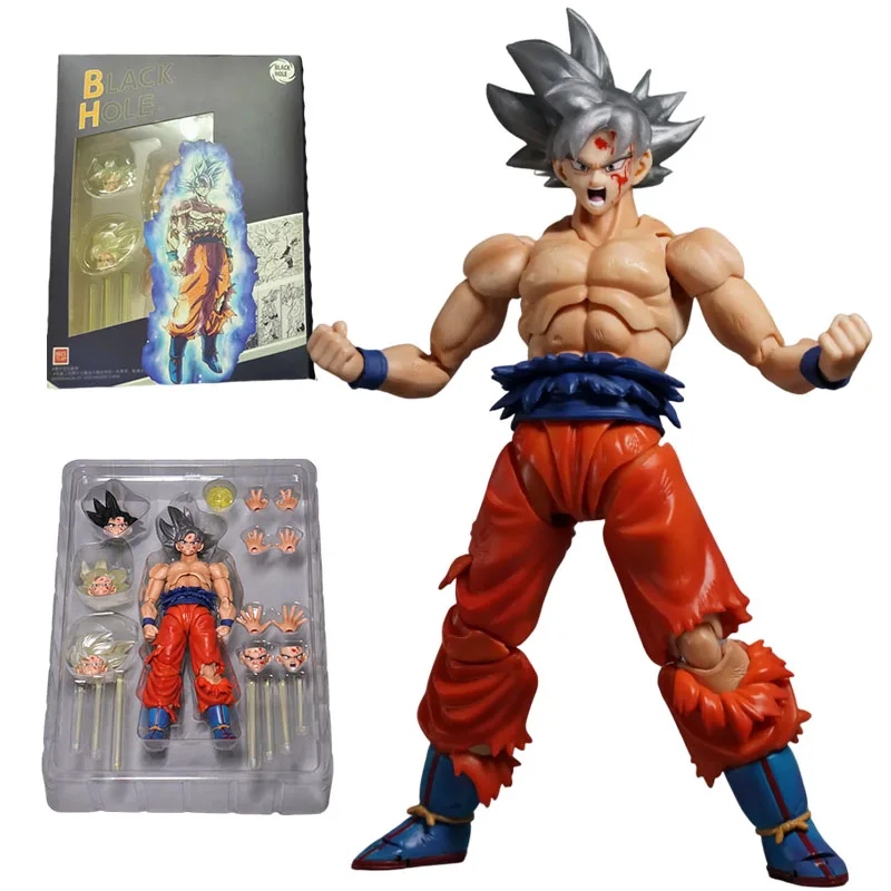 

Anime Dragon Ball Z Son Goku Action Figure Toys DBZ Black Hole Super Saiyan Shfiguarts Goku SHF Figuras PVC Model Gift for Kids