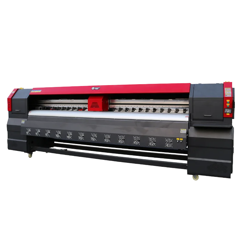 Konica 512i Printing Machine, Publicidade ao ar livre Grande Impressora, Digital Vinyl, 10ft Large Format Format