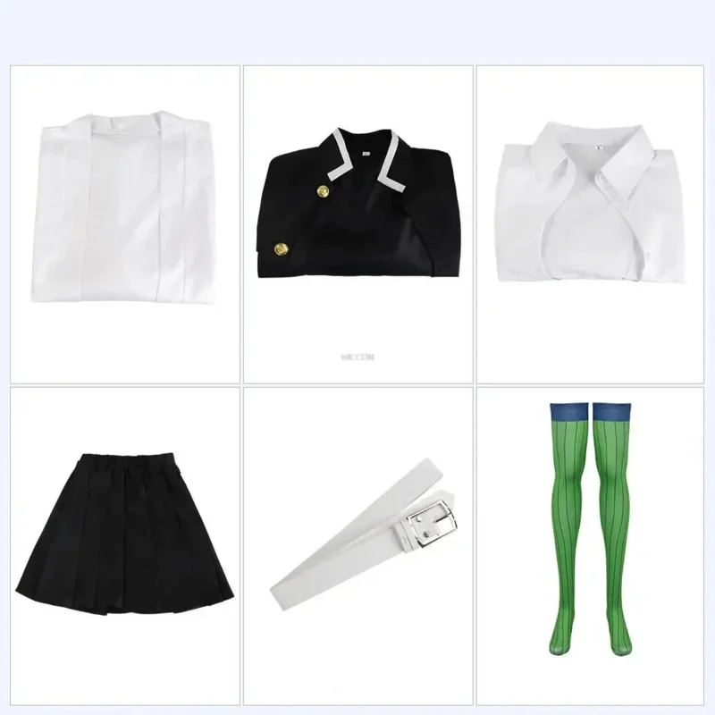 2025 جديد الكبار الاطفال شيطان القاتل كيميتسو نو يابا أنيمي كيمونو كانروجي ميتسوري تأثيري مجموعة كاملة شعر مستعار هالوين زي ل Wo ❤ ❤