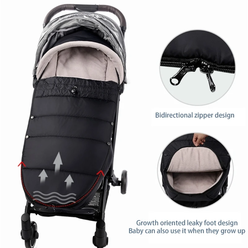 Baby Strollers Footmuff Newborns Infants Cart General Pad Windproof Warm Thick Fleece Pram Cushion