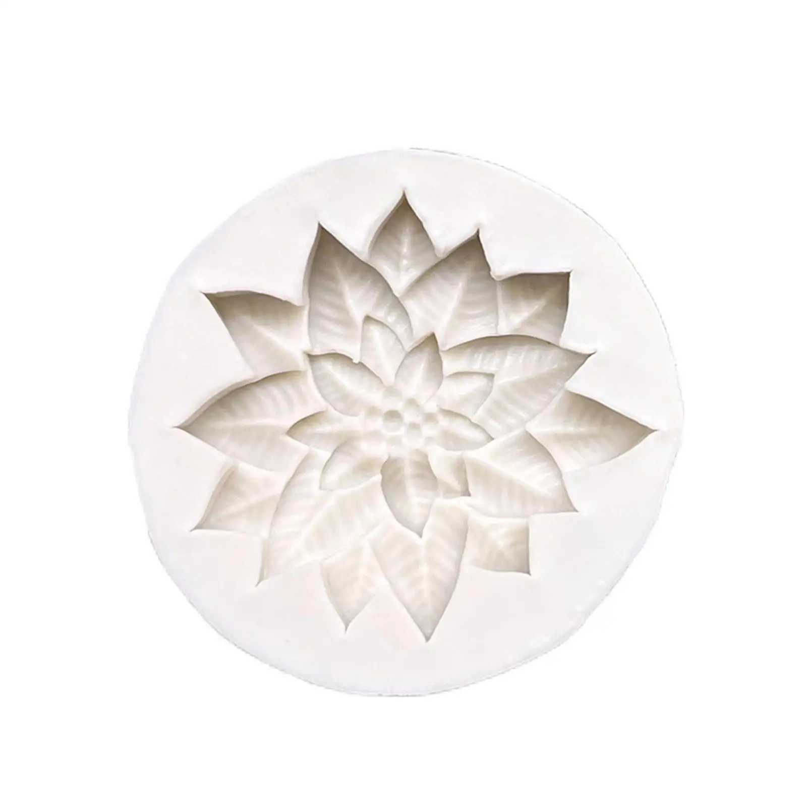 Пуансеттия, рождественский цветок, силиконовая помадка, торт, шоколадные конфеты, силиконовая форма для украшения, инструменты, домашние гаджеты, 2025 для кухни