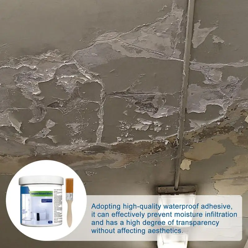 Invisible Waterproof Agent Transparent Coating Insulation Sealant Transparent Repairing Leak Waterproof Adhesive For Wall