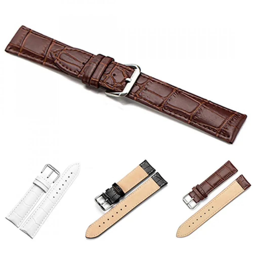 18mm 20mm 22mm Vintage Leather Watchbands Leather Watchband Soft Smart Watch Band Wrist Strap Leather Watch Strap Buckle Band