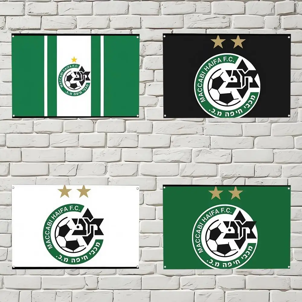 

Флаги чемпионов K-Israel MHFC Maccabi-Haifa, гобелены для домашнего декора, баннеры, фоновые украшения, праздничные украшения, декорации для мероприятий