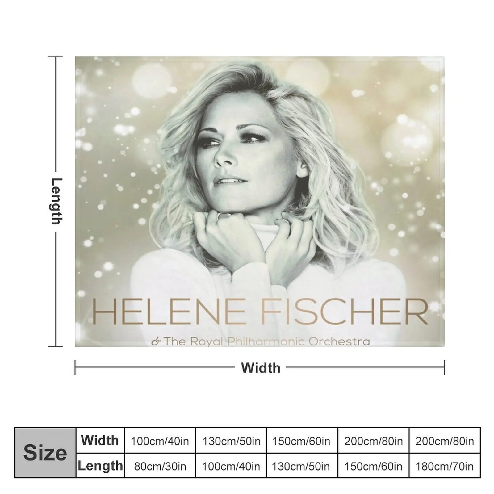 Helene Fischer Weihnachten Throw Blanket Cute Softest Thermals For Travel For Decorative Sofa Blankets