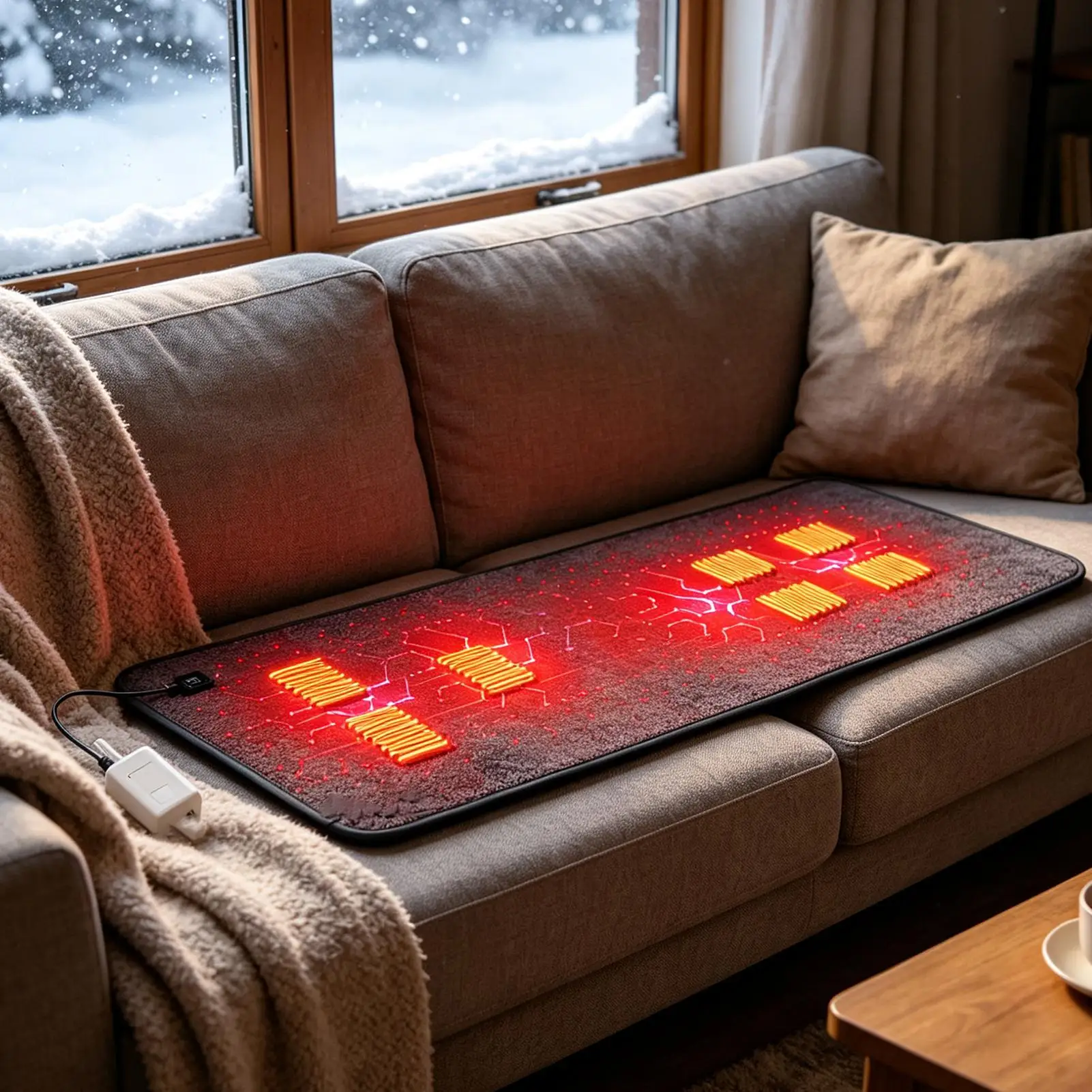 Winter  Heated Sleeping Bag Liner USB Charging Felt 3 Levels Washable Mat Sleeping Bag Heated Blanket For Sofas Midday Rest