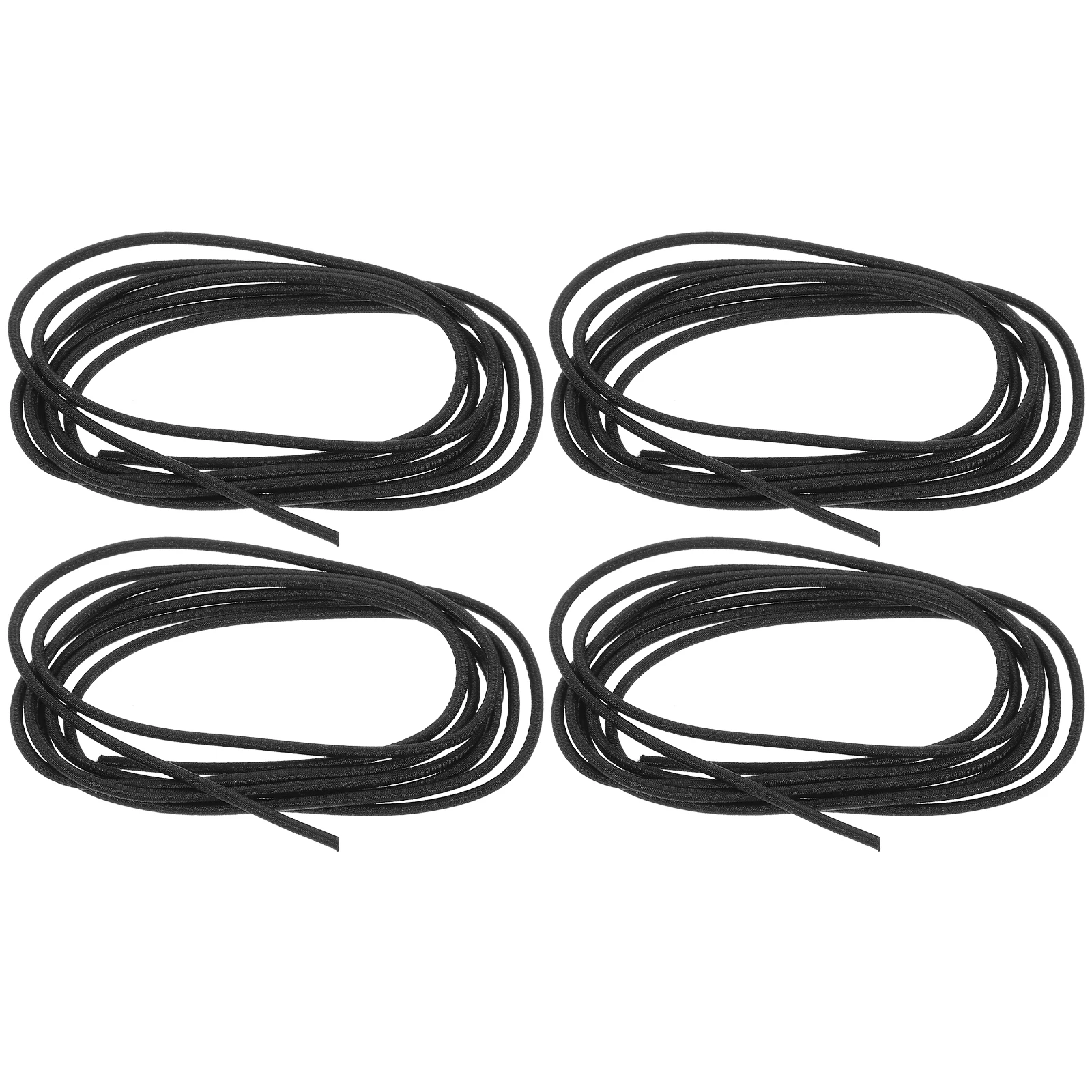 4 قطع من أربطة مطاطية سوداء مقاس A5 لاستبدال دفتر الملاحظات شديد التحمل من النايلون بإبزيم معدني يمكنك صنعه بنفسك ملحقات حساب اليد