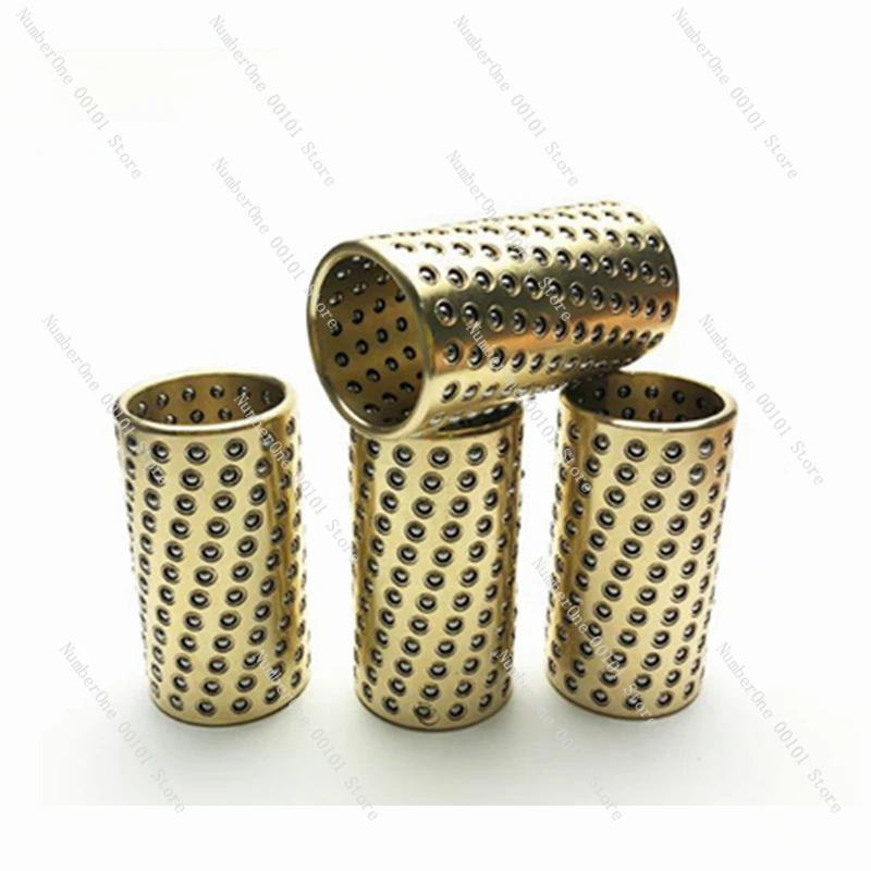 2Pcs/lot Inner Diameter 16-25 Copper Alloy Ball Bearing Retainer Rolling Guide Bushing Supporter Brass Steel Ball Cage