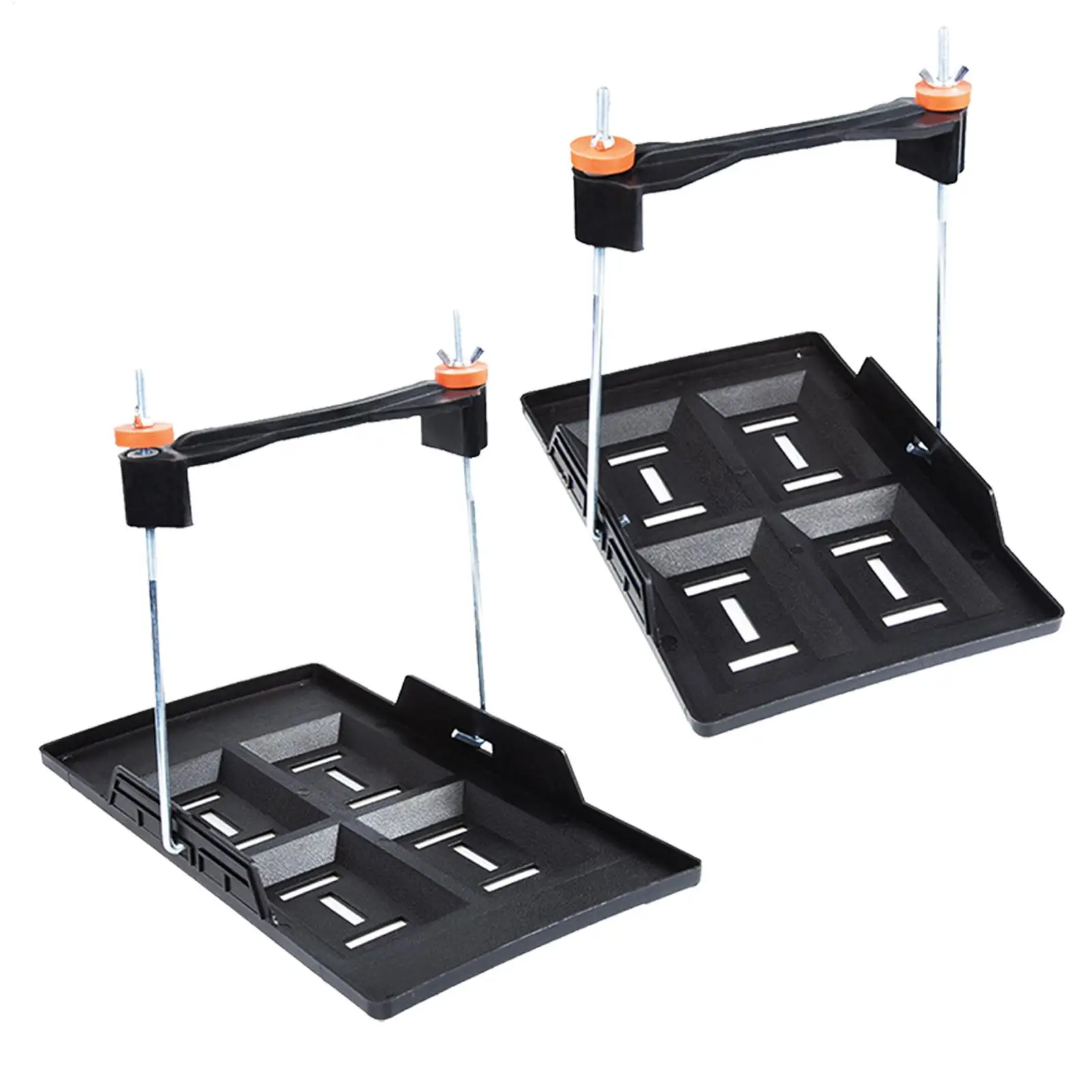 

Battery Tray Hold Down Bracket Adjustable Base Battery Hold Down Tray Mounting Base For Automotive Truck Trailer RV Boat Marine