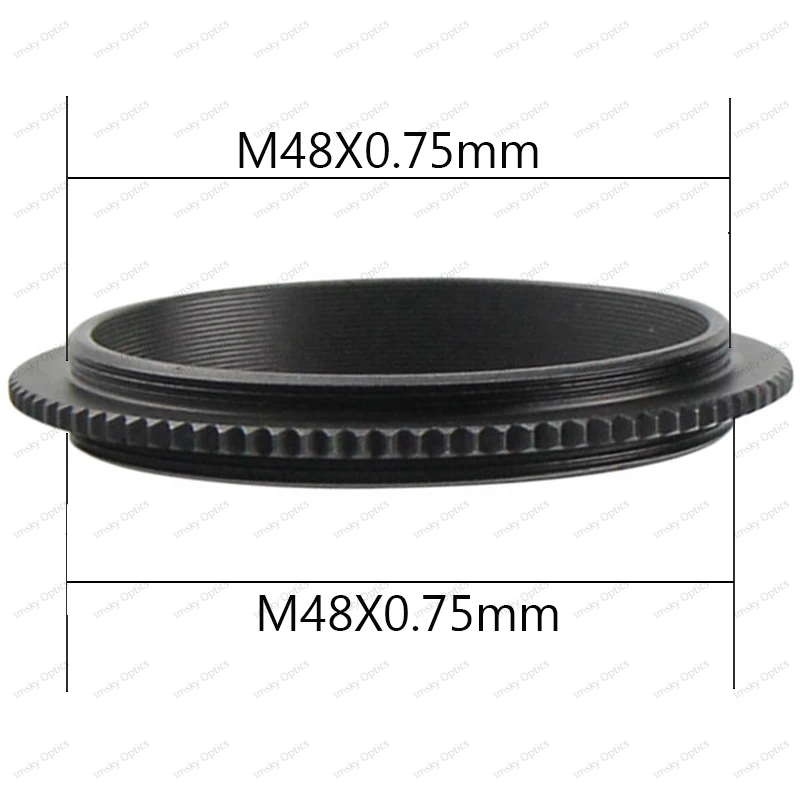 Beide Seiten Außengewinde Adapter T T2 M42 M48 M54 M56 SCT Astronomisches Teleskop Fotografie Zubehör M42x0,75 M48x0,75 M54x0,75 – Detail 3