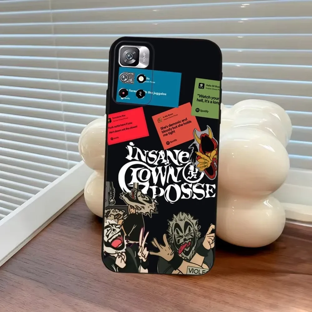 ICP Insane Clown Posse Band Phone Case For Samsung S25,S24,S23,S22,S21,FE,S30,S20,S10,Plus,Ultra,Lite 5G Silicone Cover