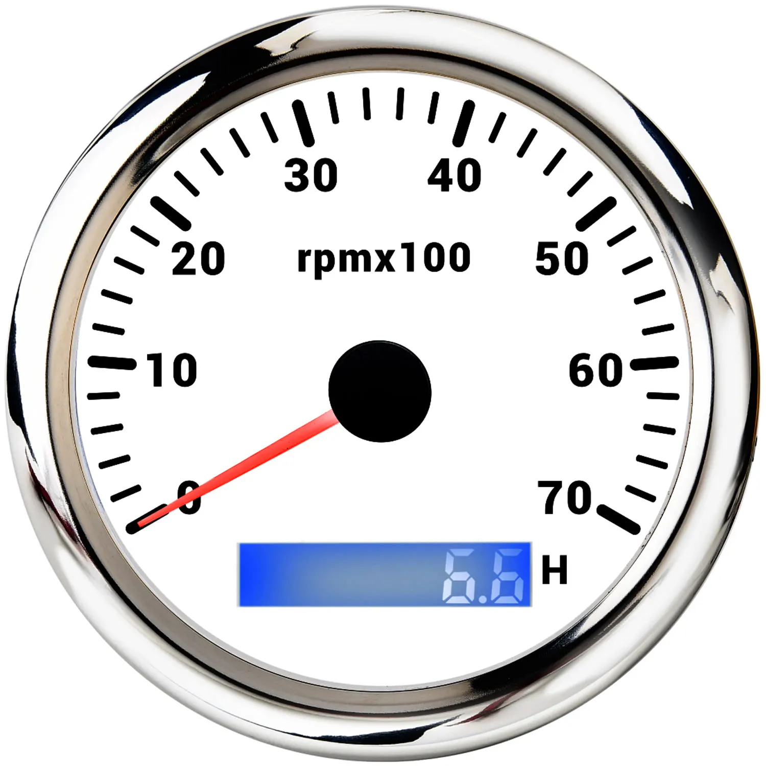 NMEA2000 85mm Tachometer Gauge Boat Engine RPM Auto Marine Tacho RPM Meter Gauges 3K~8K REV Counter LCD Hourmeter NMEA 2000 view 2