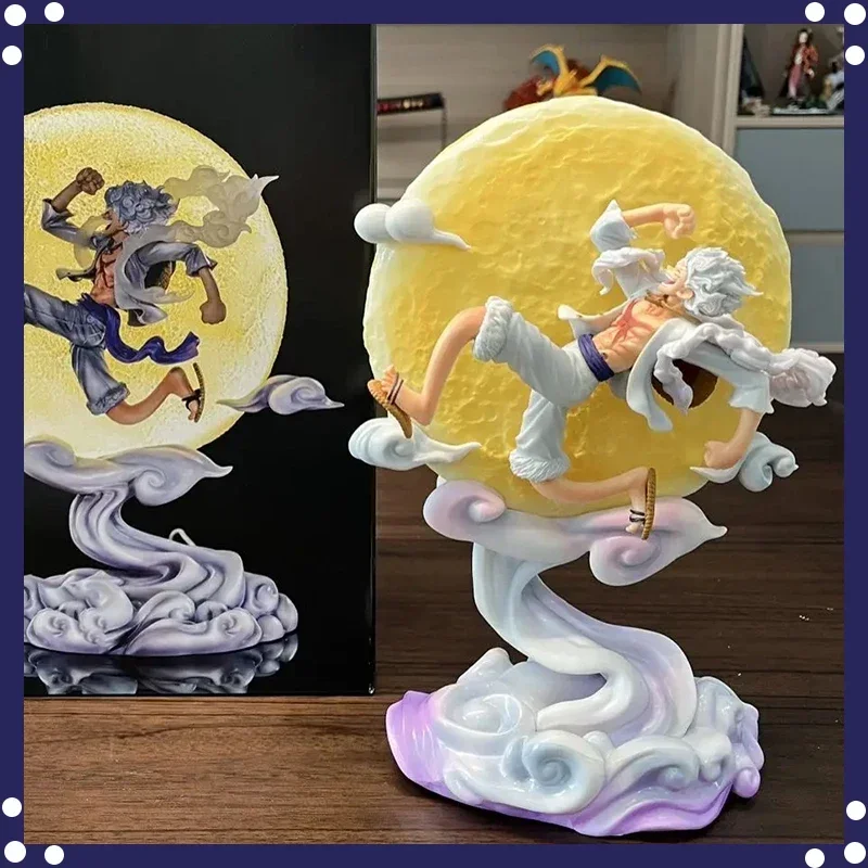 Ein Stück Anime Figur Mond Fee Nika Affe d Ruffy Action figur Statue Modell Puppe Sammlung Weihnachts spielzeug Geschenk 29cm