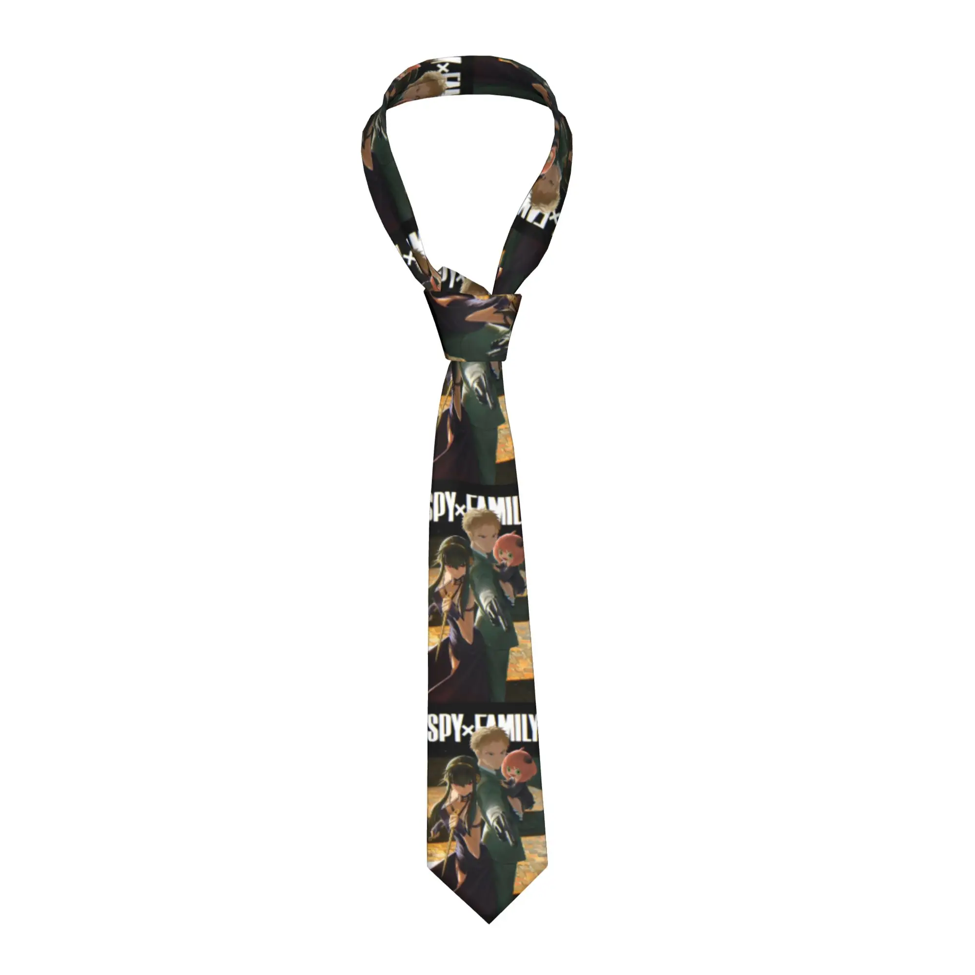 Spy X Family Necktie Unisex Skinny Polyester 8 cm Wide Neck Tie Anime  for Men Shirt Accessories Gravatas Wedding Office