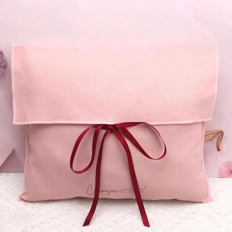 Cotton envelope Gift Bags twill canvas Packaging Dust Custom Jewelry makeup Packing Handbag