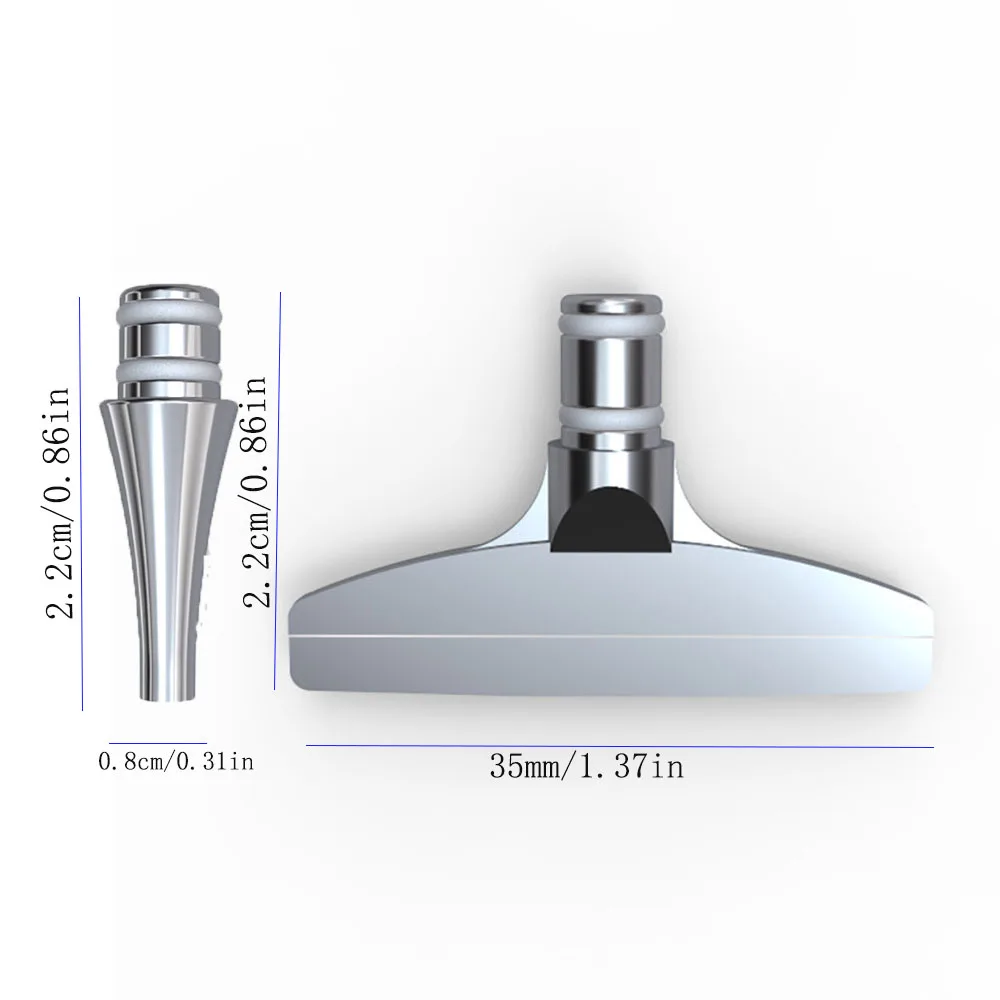 Silver Diamond Painting Tool Metal Point Drill Pen Heads Diamond Embroidery Accessories Replacement Metal Multi Placer Tip。
