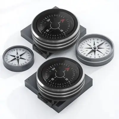 

2pcs Detachable Metal Watch Compass Outdoor Hiking Survival Accessory Small Portable Band For Camping Navigation Mini Wrist