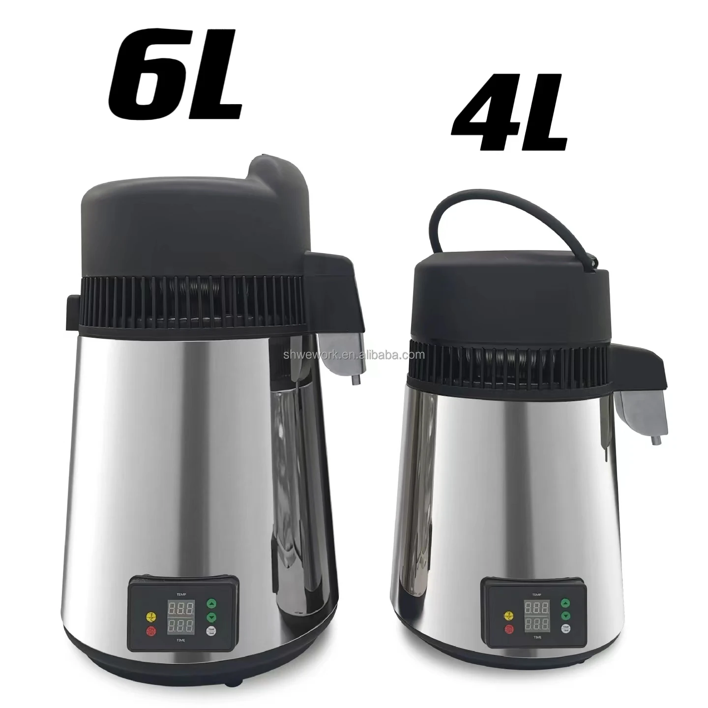 4L / 6L Water Distiller 750W  Stainless Steel Water Distillation Kit Home With Digital Panel Water Distiller
