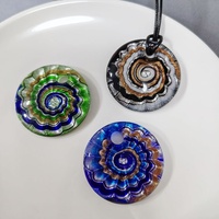 Handmade Murano Glass Pendant Necklace Colorful Retro Sand Various For Women Glass Jewelry Wedding Party Girl Loves Gifts