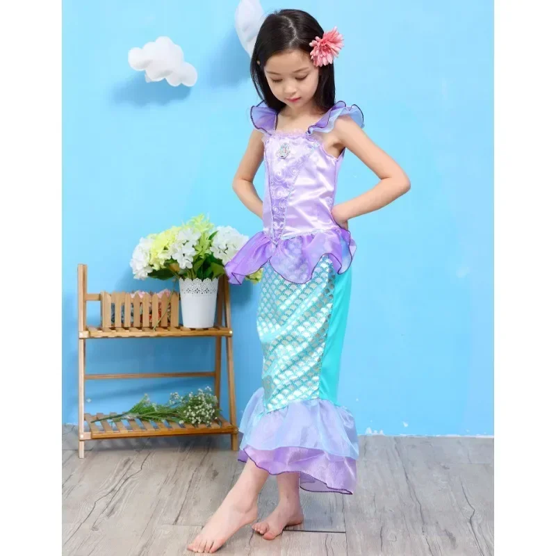 Children's Halloween Dress Clothing Girls Clothes Mermaid Dress Children's Dress 2024 Children's Clothing Girl Princess Dress