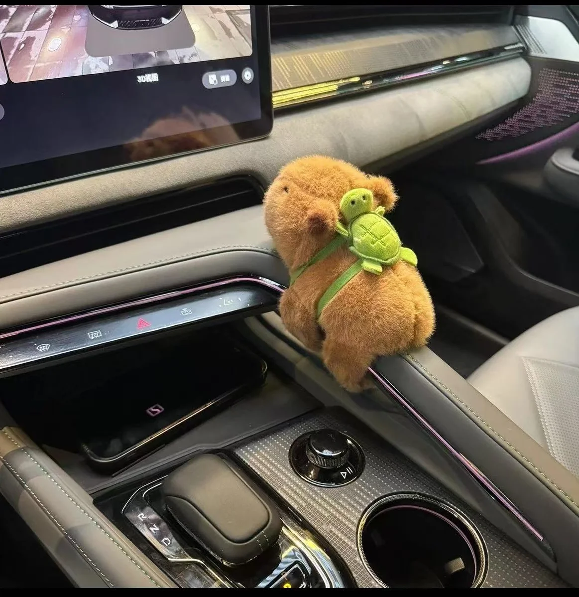 Rytanda capibara clap círculo brinquedos tapa snap envoltório pulseira bracciale capivara peluche anel de mão diversão pop círculos