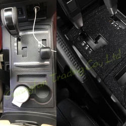 For Mitsubishi PAJERO 2016-2020 Car-Styling 3D/5D Carbon Fiber Car Interior Center Console Color Change Molding Sticker Decals