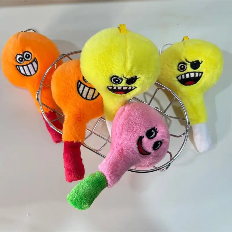 Adorable llavero de juguete con bombilla de felpa brillante y Hued, perfecto para bolsos y mochilas, ideal como regalo